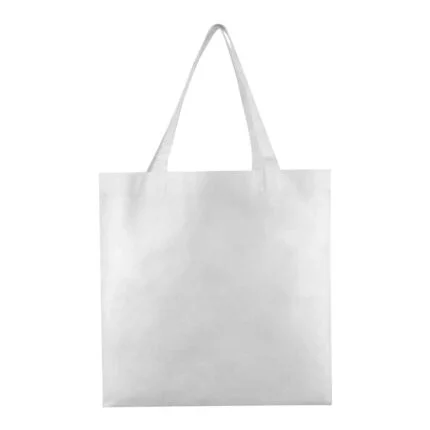 4Pcs Non-Woven Sublimation Blank Tote Bag 33cmx26cm Plain White