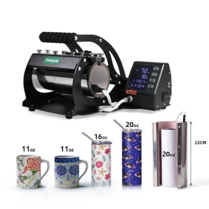 VEVOR Heat Press 1300W Bottle/cup/mug Coffee Digital Transfer Sublimation Machine DIY