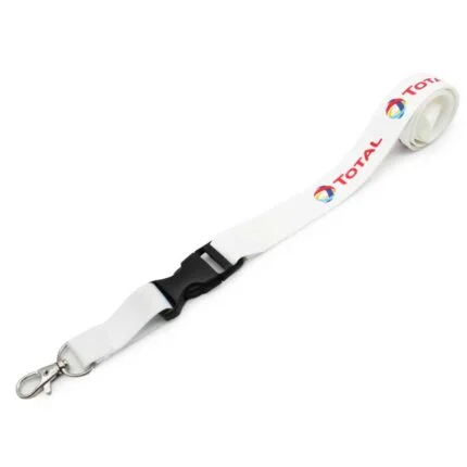 25мм Sublimation Lanyard with Hook and Buckle